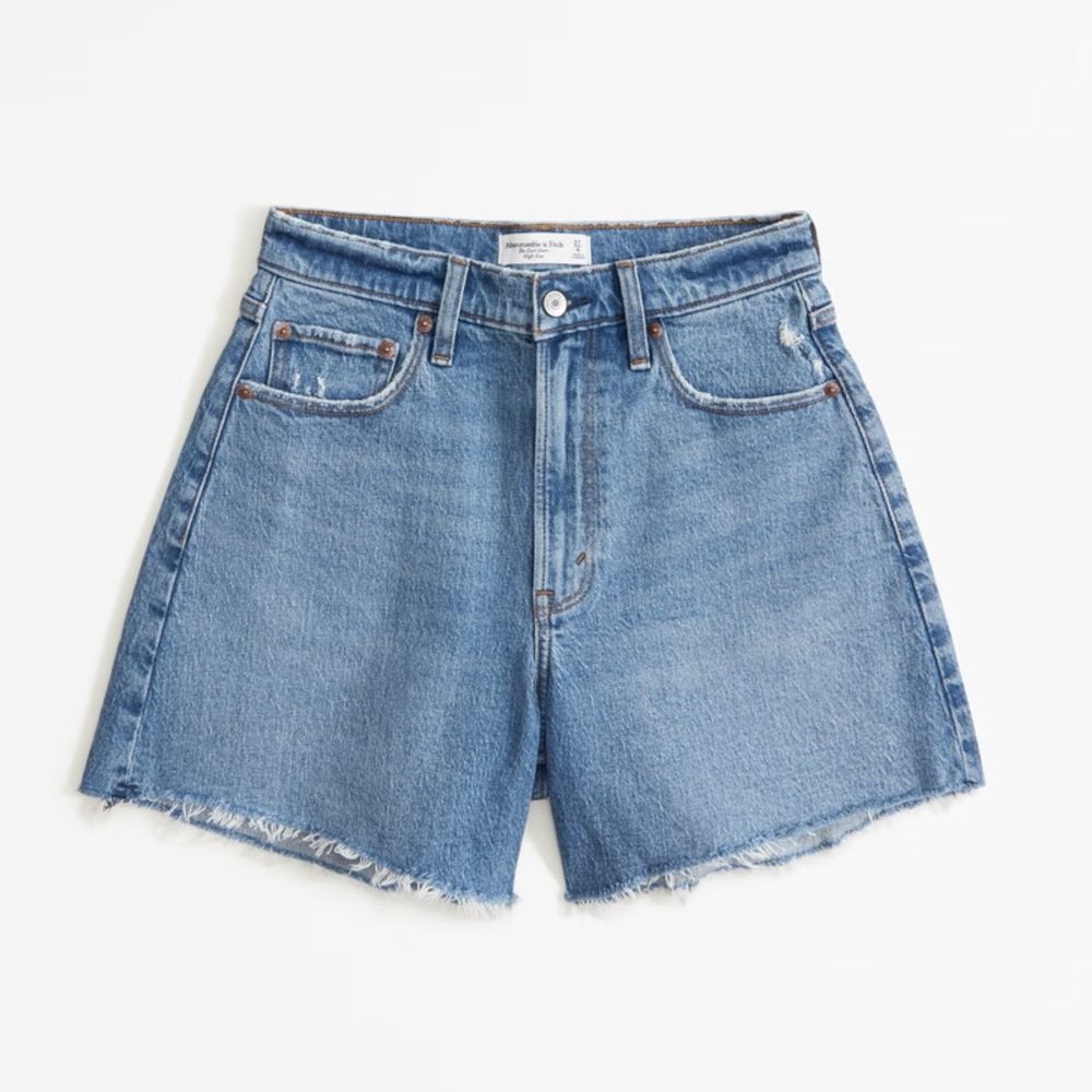 Abercrombie and Fitch Curve Love High Rise Dad Short